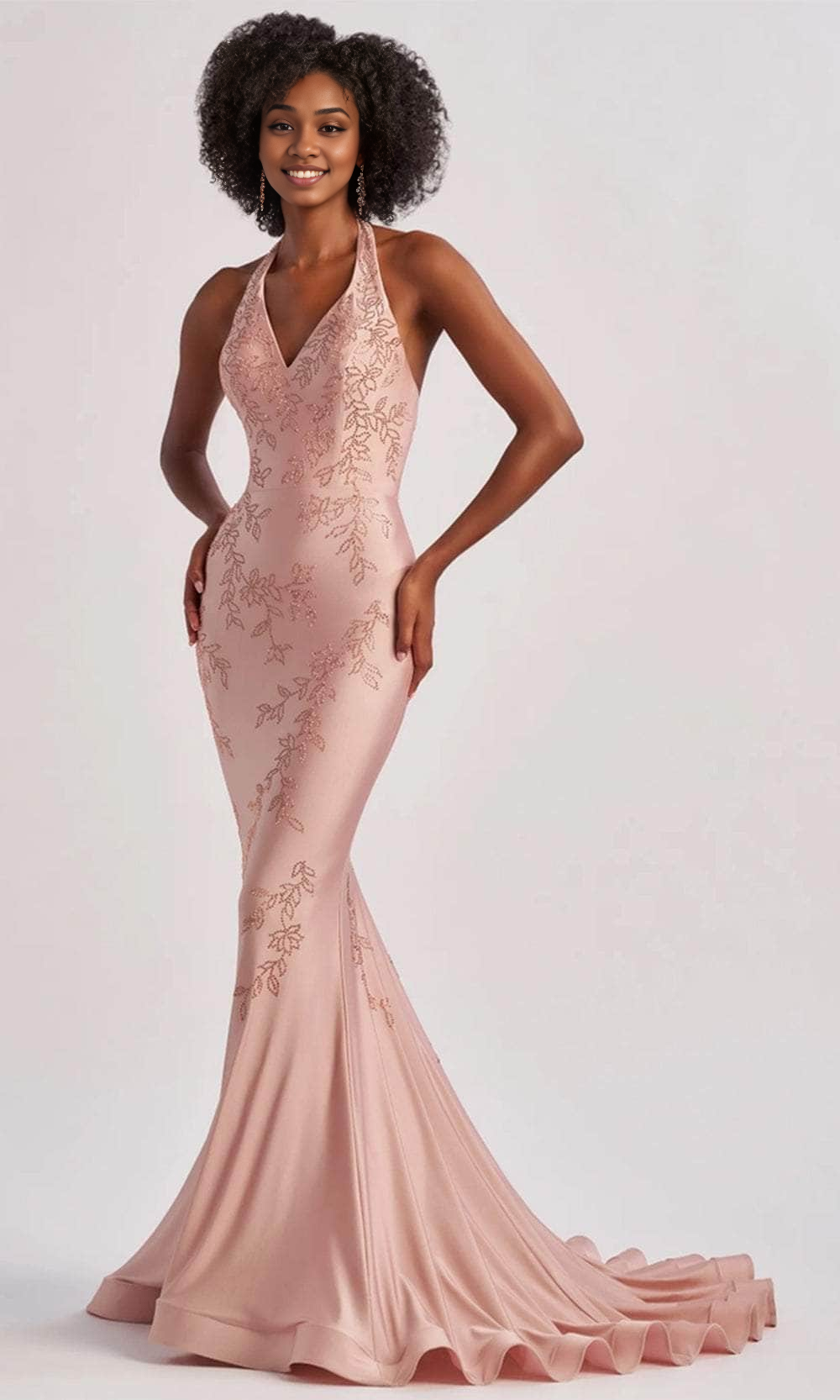 Prom Dresses Shops Off Shoulder Halter Prom Dress Sleeveless Mermaid Formal Dress Floor Length Prom Clothing Formal Women's Dresses